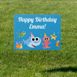 Enkel toppen | Finny the Shark Confetti Birthday