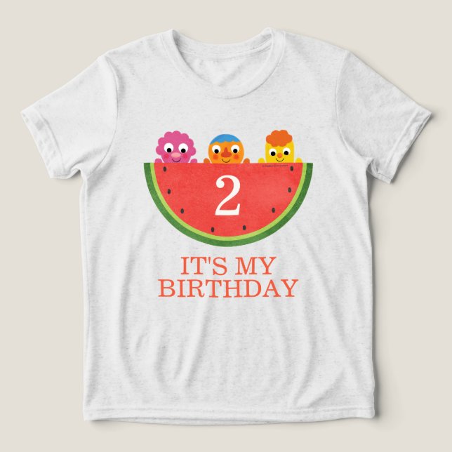 Enkel toppen | Noodle & Pals Watermelon Party T Shirt (Design Framsida)