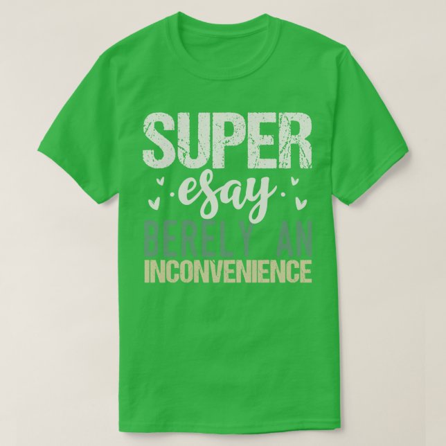 Enkel toppen och besvär t shirt (Design framsida)