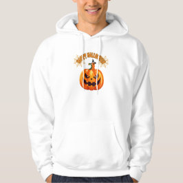 enkel tullmyndighet lycklig hallowen hoodie