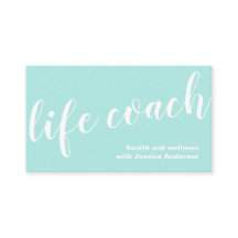 Enkel turkoise Health och Hälsa Life Coach