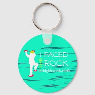 enkel turkos nyckelring