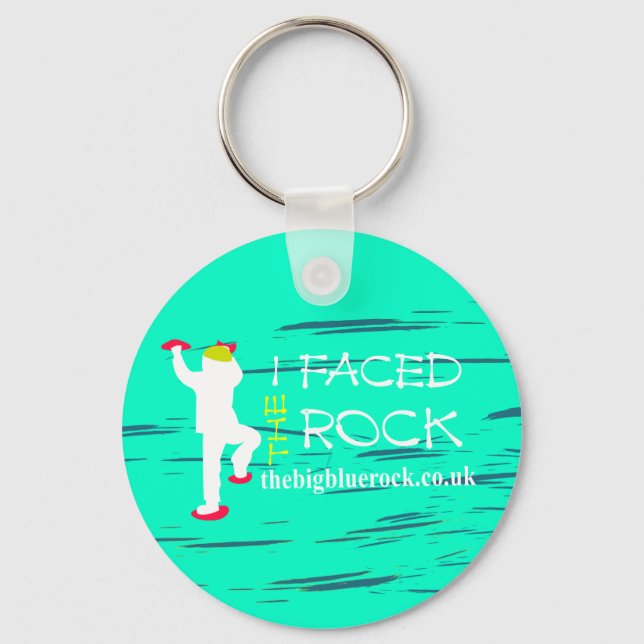 enkel turkos nyckelring (Framsida)