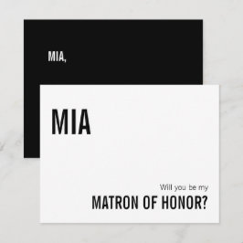 Enkel typgrafi - matchning av Frieri kökort Anteckningskort