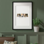 enkel typografi av den bästa eleganten Morsa för m Poster<br><div class="desc">Fotomodern typografisk gåva från morsa 3. Perfekt för contemporary elegant mors dag,  födelsedagar eller helgutskrift poster gåvor. Den moderna svarta och vita designen,  färg kan anpassas till kostym och stil.</div>