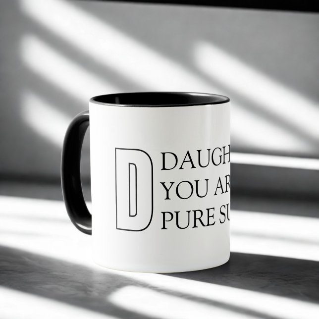 Enkel typografi dotters mugg (Skapare uppladdad)