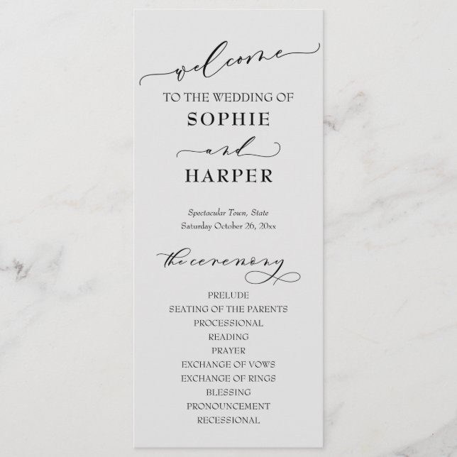 Enkel typografi, elegant ljusgrå program (Framsida)