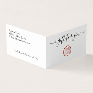 Enkel typografi - en gåva åt dig med Logotyp Visitkort