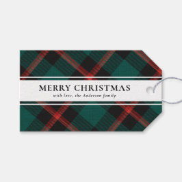 Enkel typografi Grönt Buffalo Play-jul Presentetikett