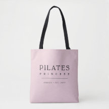 Enkel typografi Modern Rosa Pilates Prinsessa