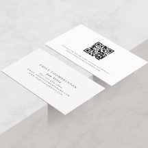 Enkel typografi QR-kod för alla yrken i Färg