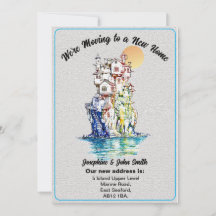 Enkel underrättelse om adressändring till vänner