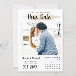 Enkel unik Stilfull Kalender Ändra Datum Spara Datumet