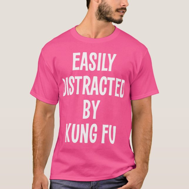 Enkel uppdelad av Kung fu Funny Gift T Shirt (Framsida)