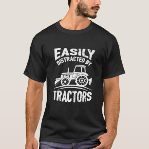 Enkel uppdelad av traktorer 001 t shirt