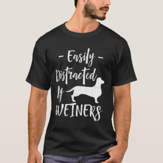 Enkel uppdelad av Weiners - Lustigt Dachshund Gif T Shirt
