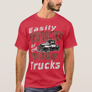 Enkel uppdelad efter gammalt Pickupt fyrkantsblock T Shirt
