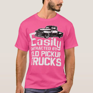 Enkel uppdelad efter gammalt Pickupt fyrkantsblock T Shirt