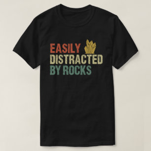 Enkel uppdelad efter Sten geologi T Shirt