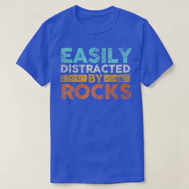 Enkel uppdelad efter Sten geologi T Shirt (Design framsida)