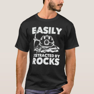 Enkel uppdelad efter Sten geologi T Shirt