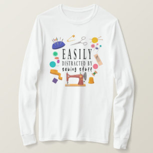 Enkel uppdelad efter syning av Saker-rede, syssh T Shirt