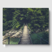 Enkel upphängningsbro över floden Idrijca, Slove