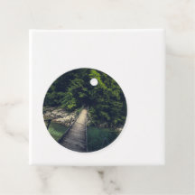 Enkel upphängningsbro över floden Idrijca, Slove