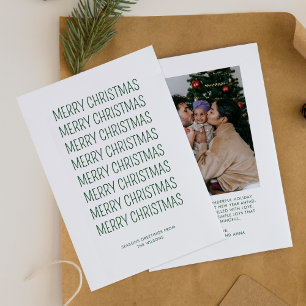Enkel, upprepad God Jul-fotografi Julkort