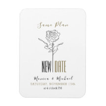 Enkel uppskjuten ändring av datum för Bröllop