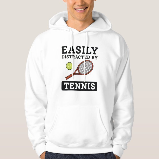 Enkel uppspelning av tennis hoodie (Framsida)