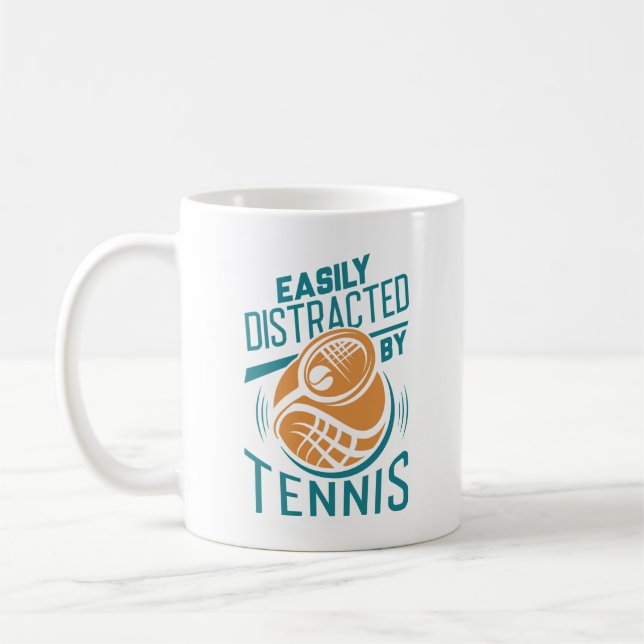 Enkel uppspelning av tennis kaffemugg (Vänster)