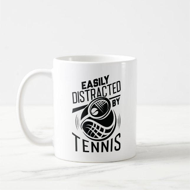 Enkel uppspelning av tennis kaffemugg (Vänster)