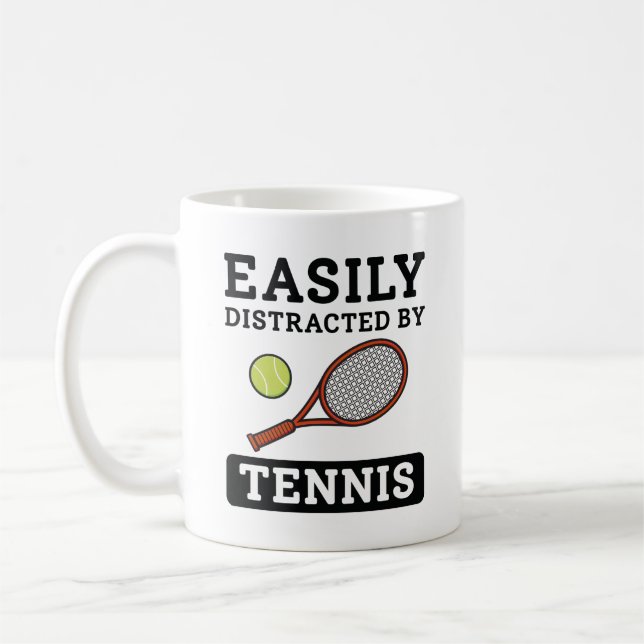 Enkel uppspelning av tennis kaffemugg (Vänster)