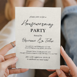 Enkel uppvärmning och Elegant Party Inbjudningar