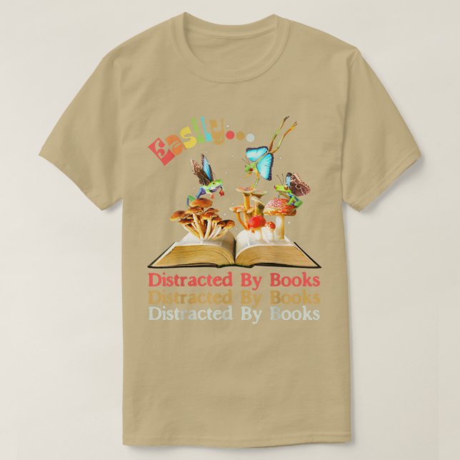Enkel utspridd av Bokar Mushroom Frog Fairy Dar T Shirt (Design framsida)