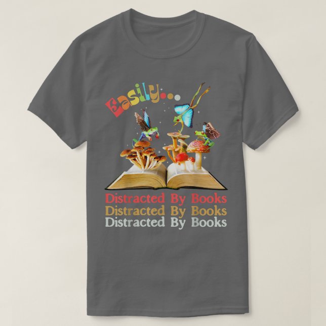 Enkel utspridd av Bokar Mushroom Frog Fairy Dar T Shirt (Design framsida)