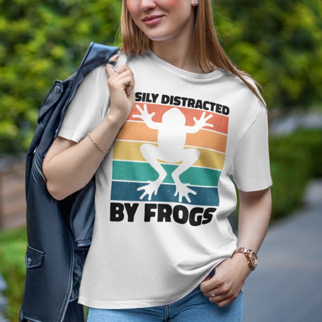 Enkel utspridd av Frogs Älskare Coola Froggy T Shirt (Skapare uppladdad)