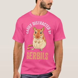 Enkel utspridd av Gerbils Desert Råtta Rodent Ger T Shirt