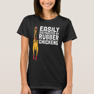 Enkel utspridd av Hundar Rubber Chicken T Shirt