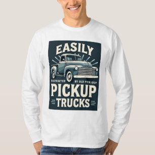 Enkel utspridd av Pickupt Lastbilar - Vintage C T Shirt