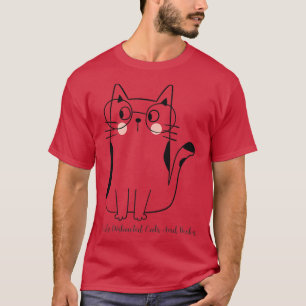 Enkel utspridd katter och Bokar T Shirt