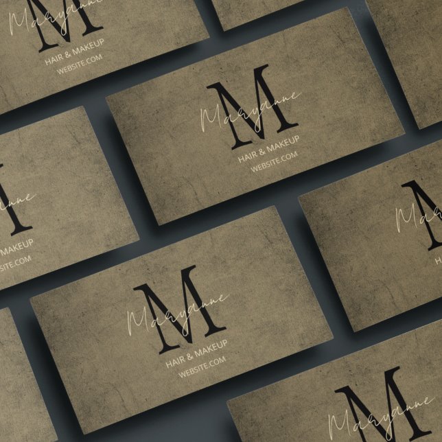 Enkel uttorkad Grunge Visitkort (Skapare uppladdad)