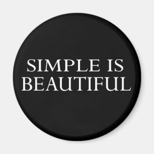 enkel, vacker, minimalistisk konst magnet