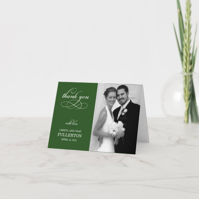 Enkel vacker tackkort (Framsida)