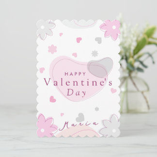 Enkel valentinskort julkort