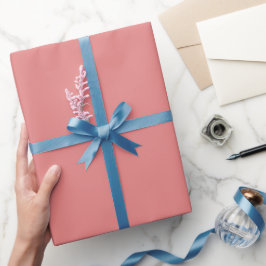 Enkel Valmue Rosa Färg Nyans Ton Presentpapper