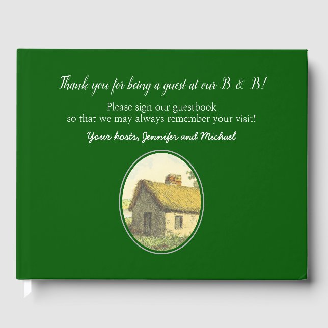 Enkel, vanlig B- och B-gästbok Gästböcker (Framsida)