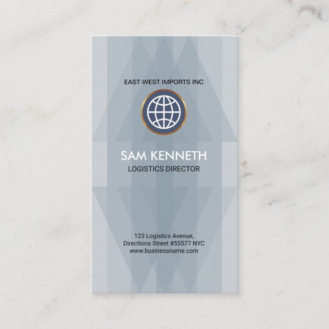 Enkel vanlig kantad pillogistik för elegant dubbla visitkort (Framsida)