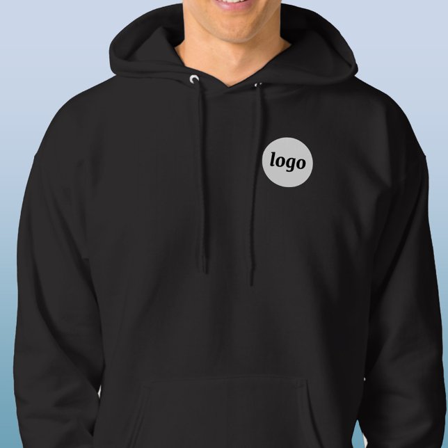 Enkel Vapensköld för Logotyp - säljfrämjande åtgär Hoodie (Logo crest business promotional hoodie)